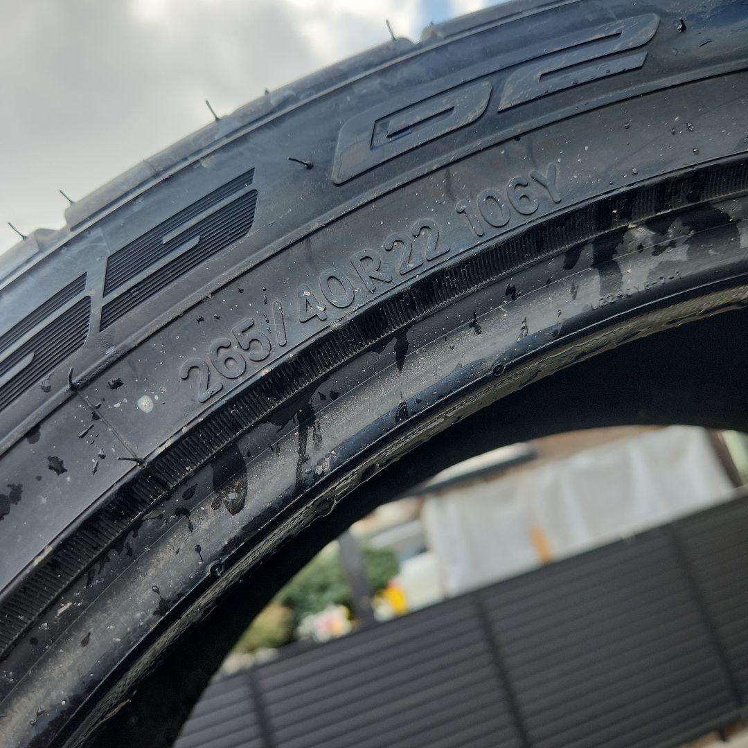265/40R22　サマータイヤ　4本セット 19年製