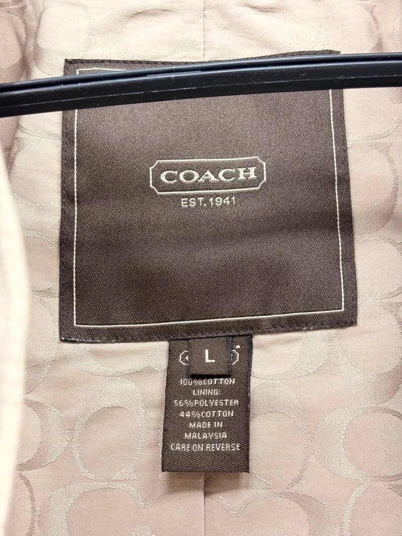 COACH トレンチコート レディース