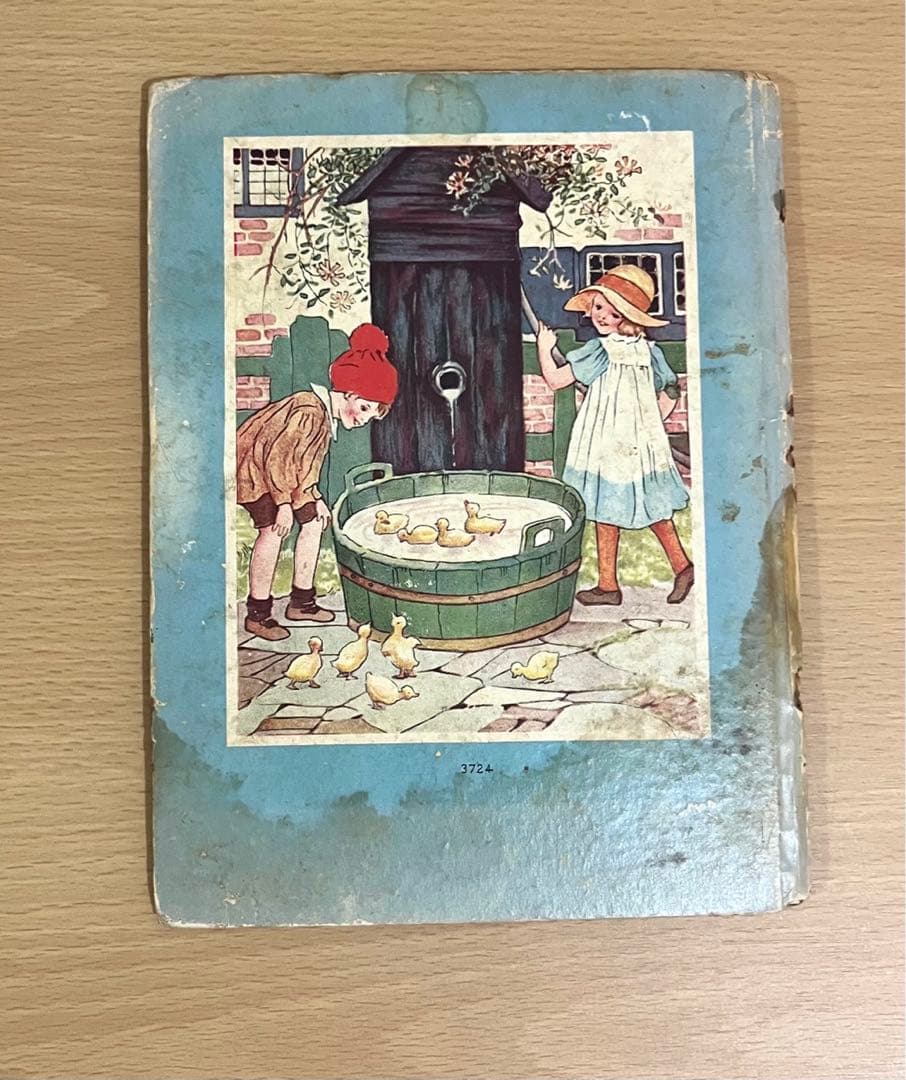 No.249 希少 古書 洋書 絵本 美しい 水彩 アンティーク ビンテージ