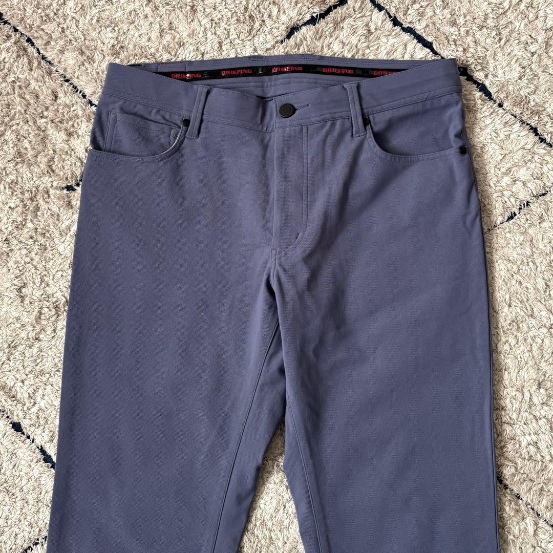 【タグ付き✨】ブリーフィング　パンツ　ストレッチ　Ｌ　ブルー系　長ズボン　ゴルフ