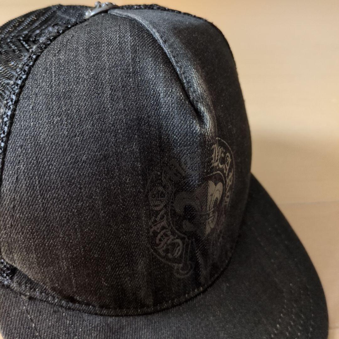 CHROME HEARTS ブラックメッシュキャップ