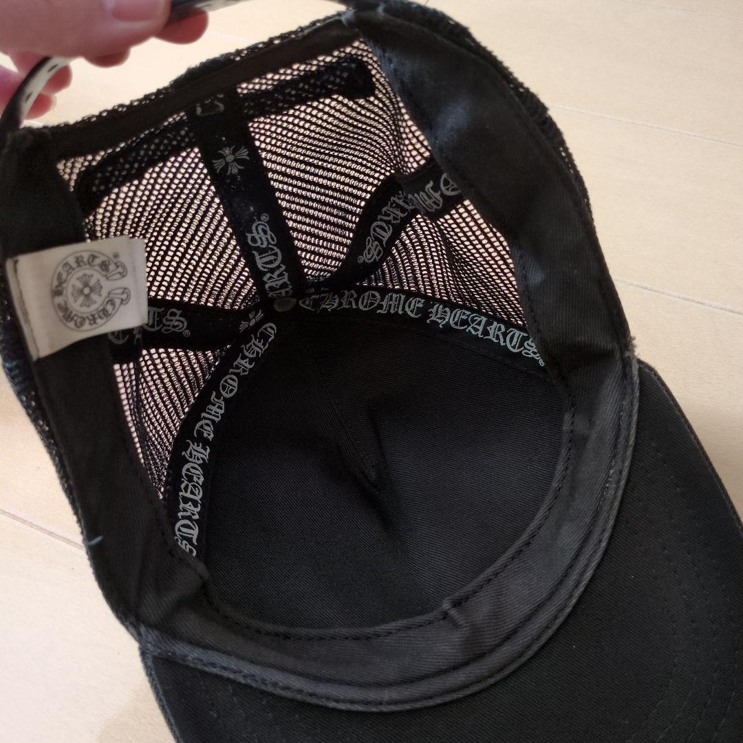CHROME HEARTS ブラックメッシュキャップ
