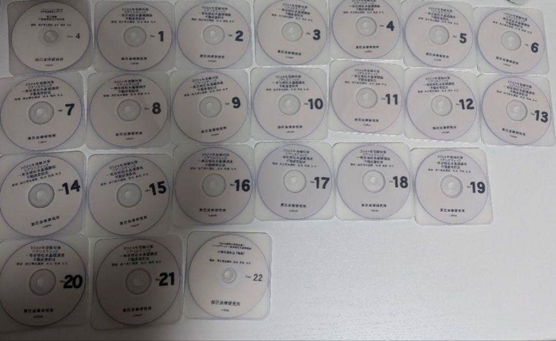 2024 リアリスティック司法書士試験講座基礎講座DVD　記述式含む全科目セット