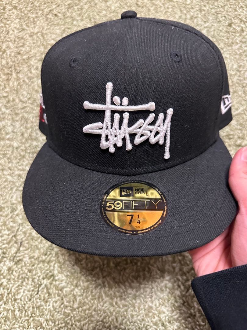 Stussy 59FIFTY キャップ 黒 7 1/4 値下げ可能