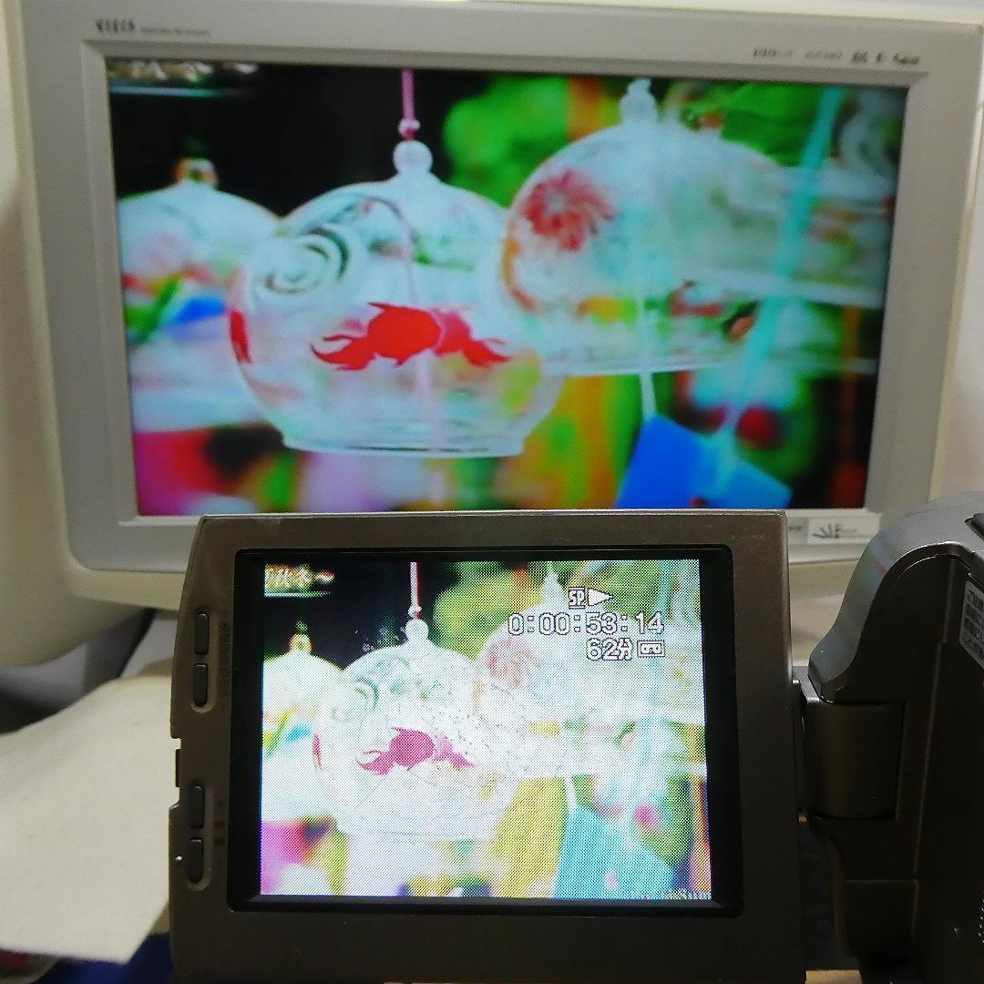 ソニー DCR-TRV7 【動作良好】MiniDV ビデオカメラ　ダビングに最適