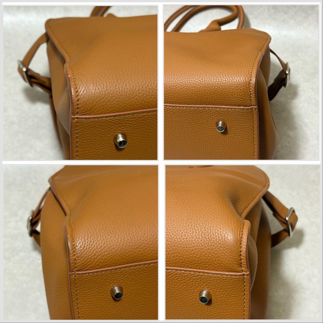 【JISTORY】ジストリー　SIDE BELT BOSTON BAG キャメル