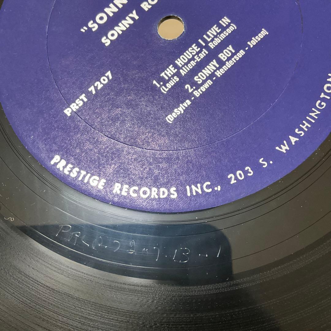 SONNY BOY ソニーロリンズ　US盤レコード　ヴァンゲルダー刻印