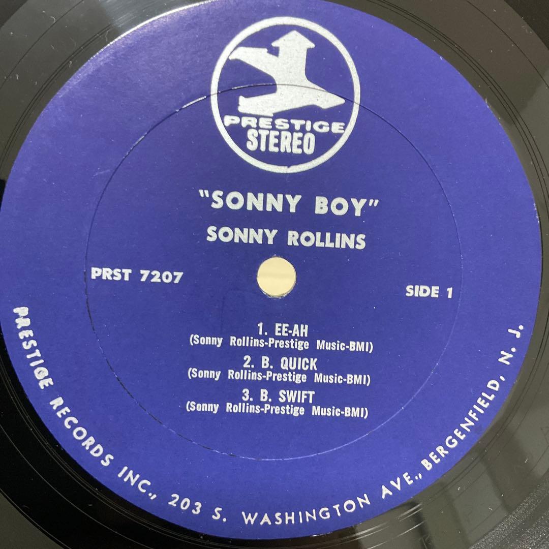 SONNY BOY ソニーロリンズ　US盤レコード　ヴァンゲルダー刻印