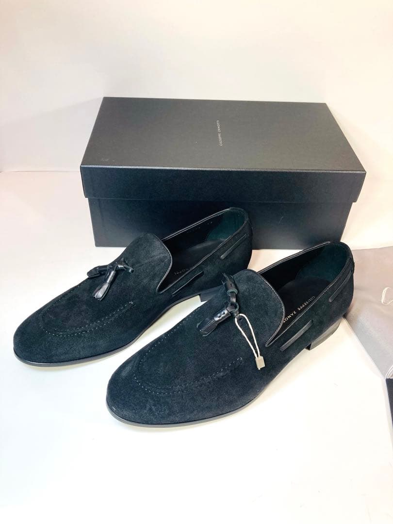 【新品】ジュゼッペ ザノッティzanotti 43 28.0cm スエード 黒