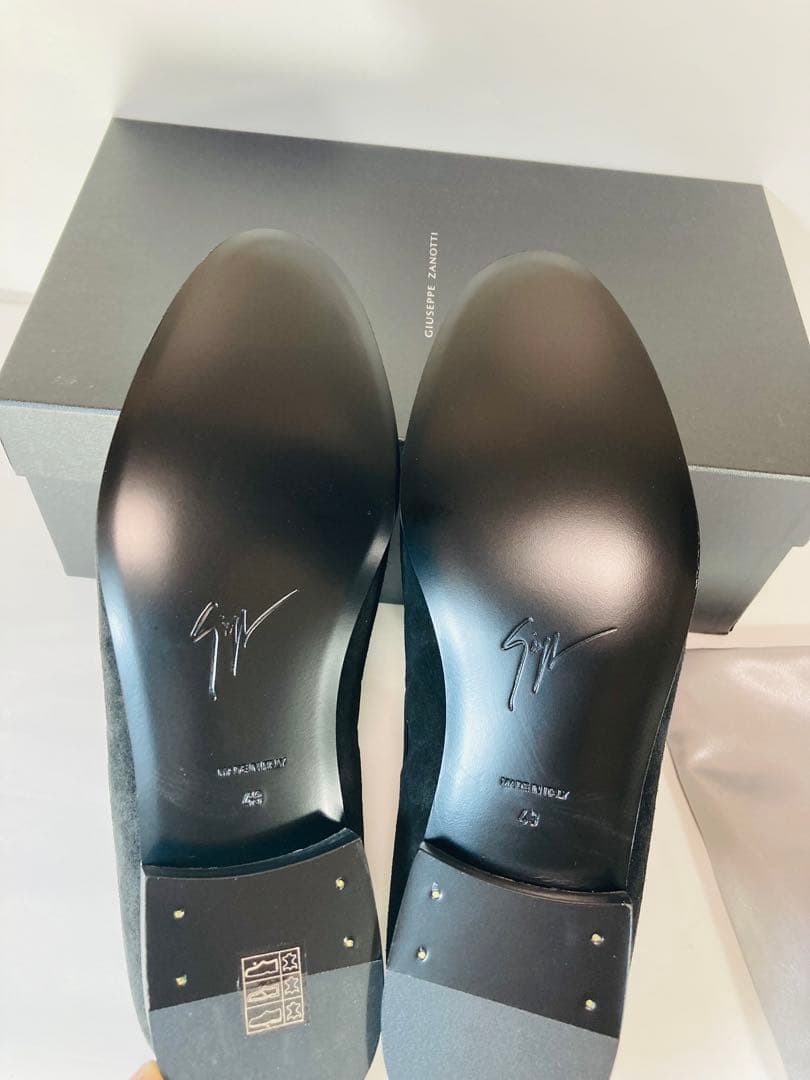 【新品】ジュゼッペ ザノッティzanotti 43 28.0cm スエード 黒