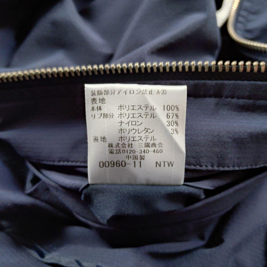 BLACK LABEL　フーデットパーカー　ブラックチェック　ロゴ　ネイビー