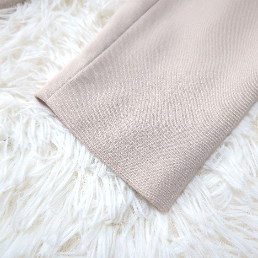 美品 ノエラ Noela バックフレア ロングコート 2way ベージュ S