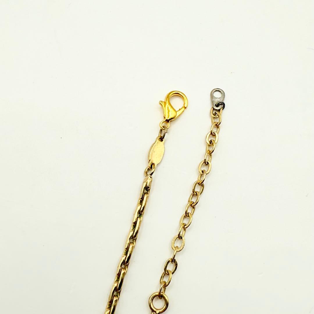 【vintage】Dior ディオール　ペンダントネックレス　ゴールド　ドイツ製