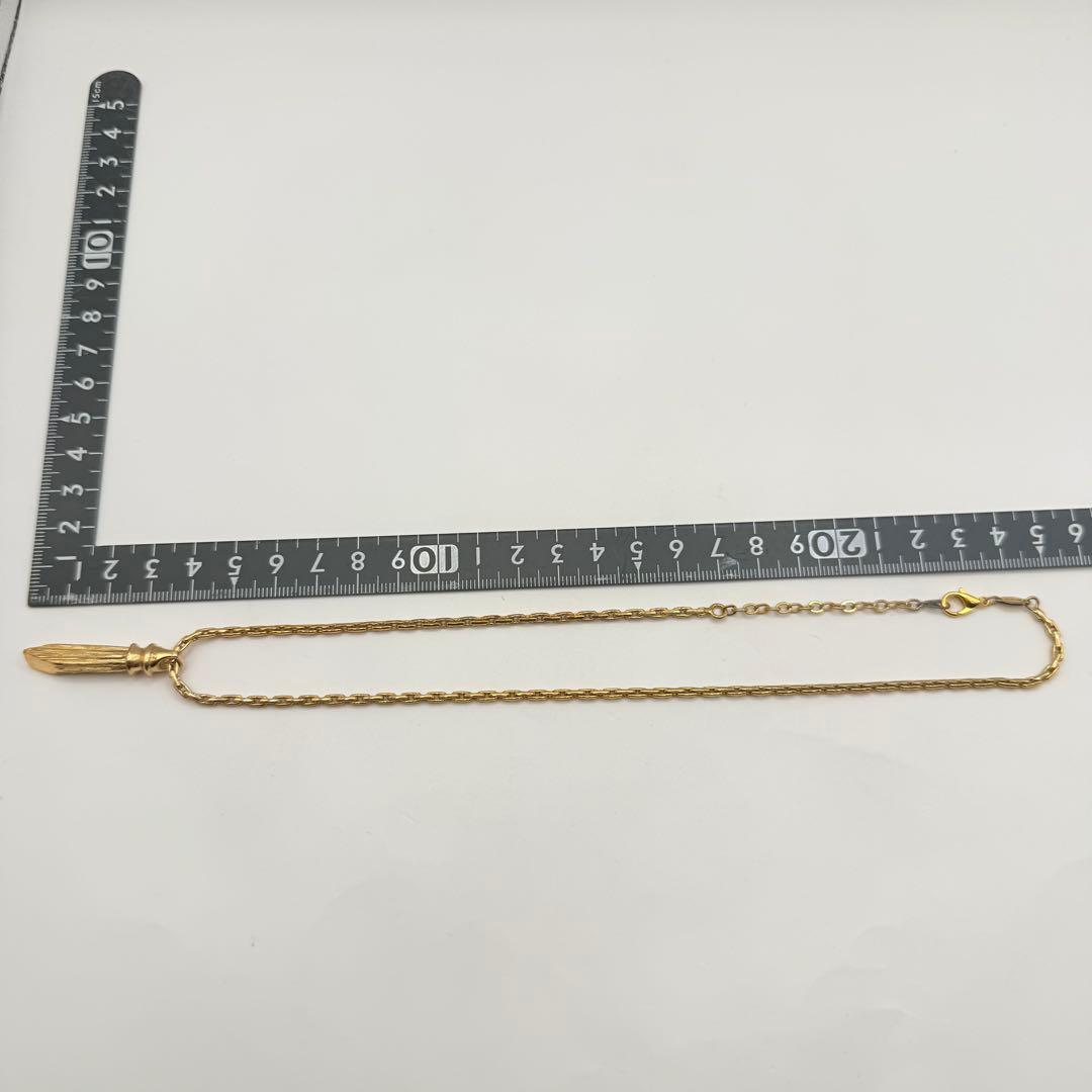 【vintage】Dior ディオール　ペンダントネックレス　ゴールド　ドイツ製
