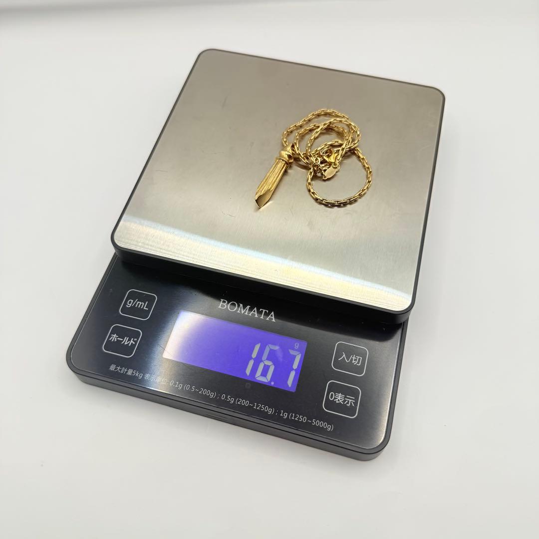 【vintage】Dior ディオール　ペンダントネックレス　ゴールド　ドイツ製