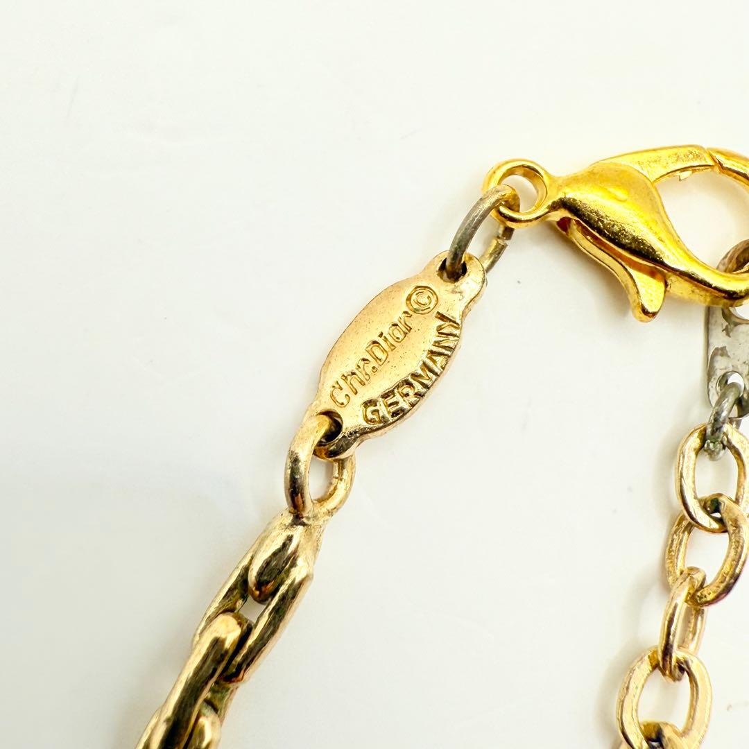 【vintage】Dior ディオール　ペンダントネックレス　ゴールド　ドイツ製