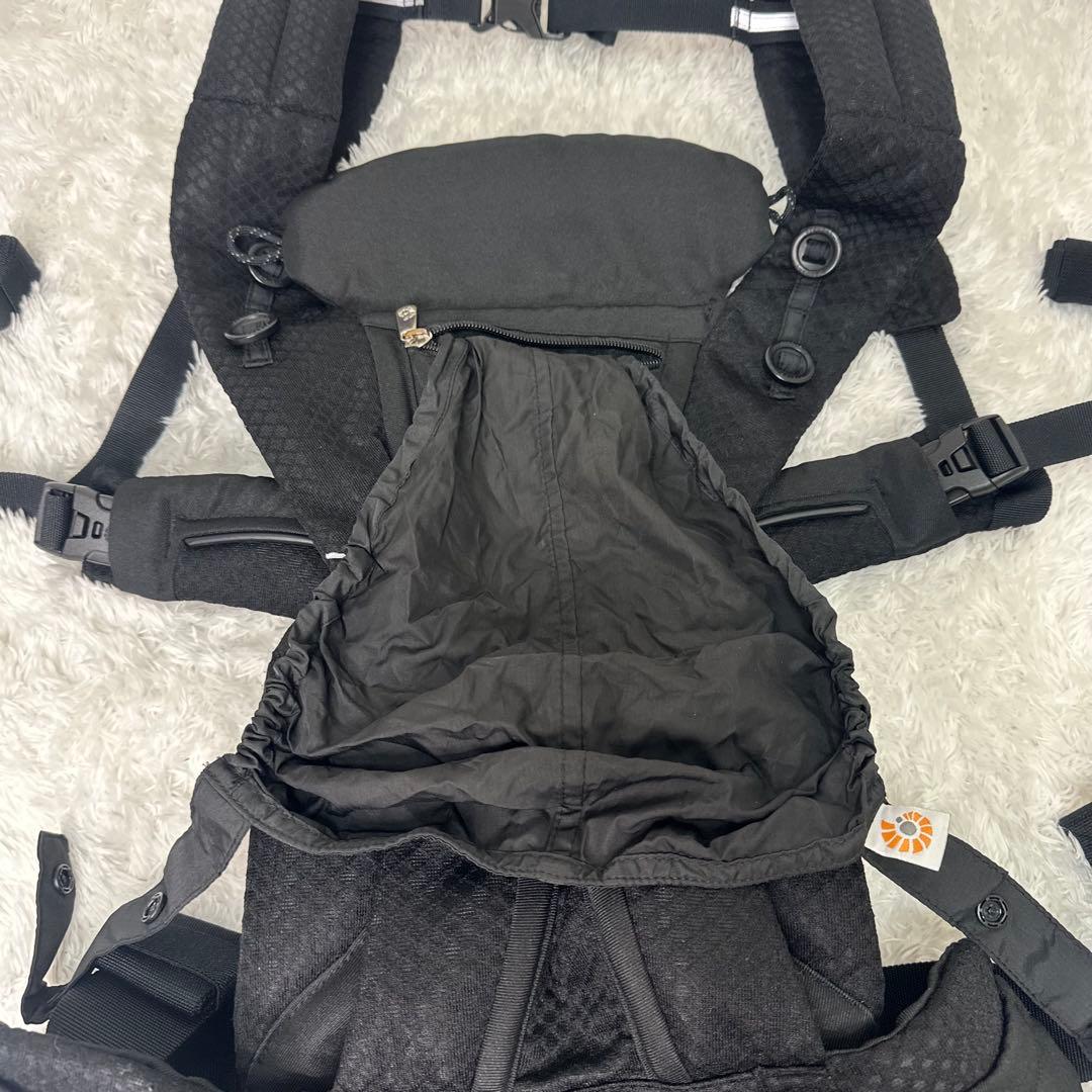 ✨極美品✨Ergobaby オムニブリーズ 抱っこ紐 黒 メッシュ 箱付き