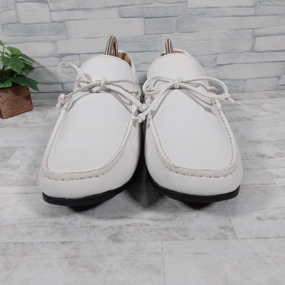 美品✨️REGAL リーガル　【25.5】デッキシューズ　55PR ホワイト