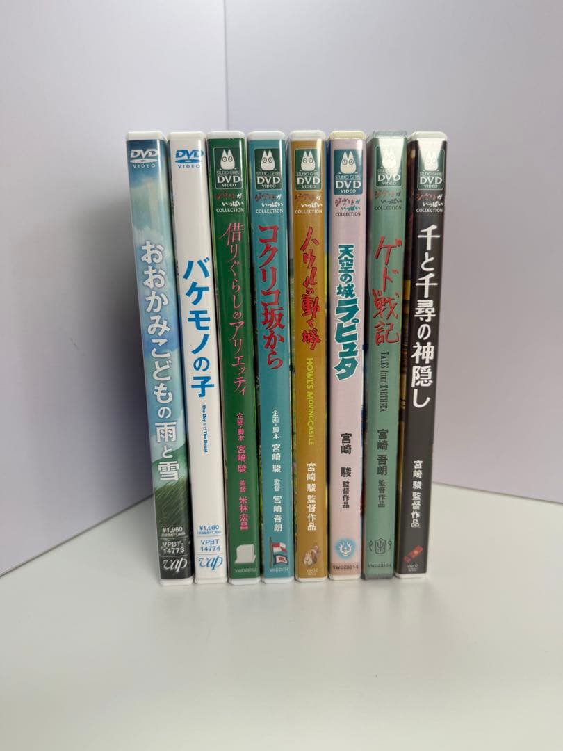 アニメ映画ジブリDVD 6作品　他2作品