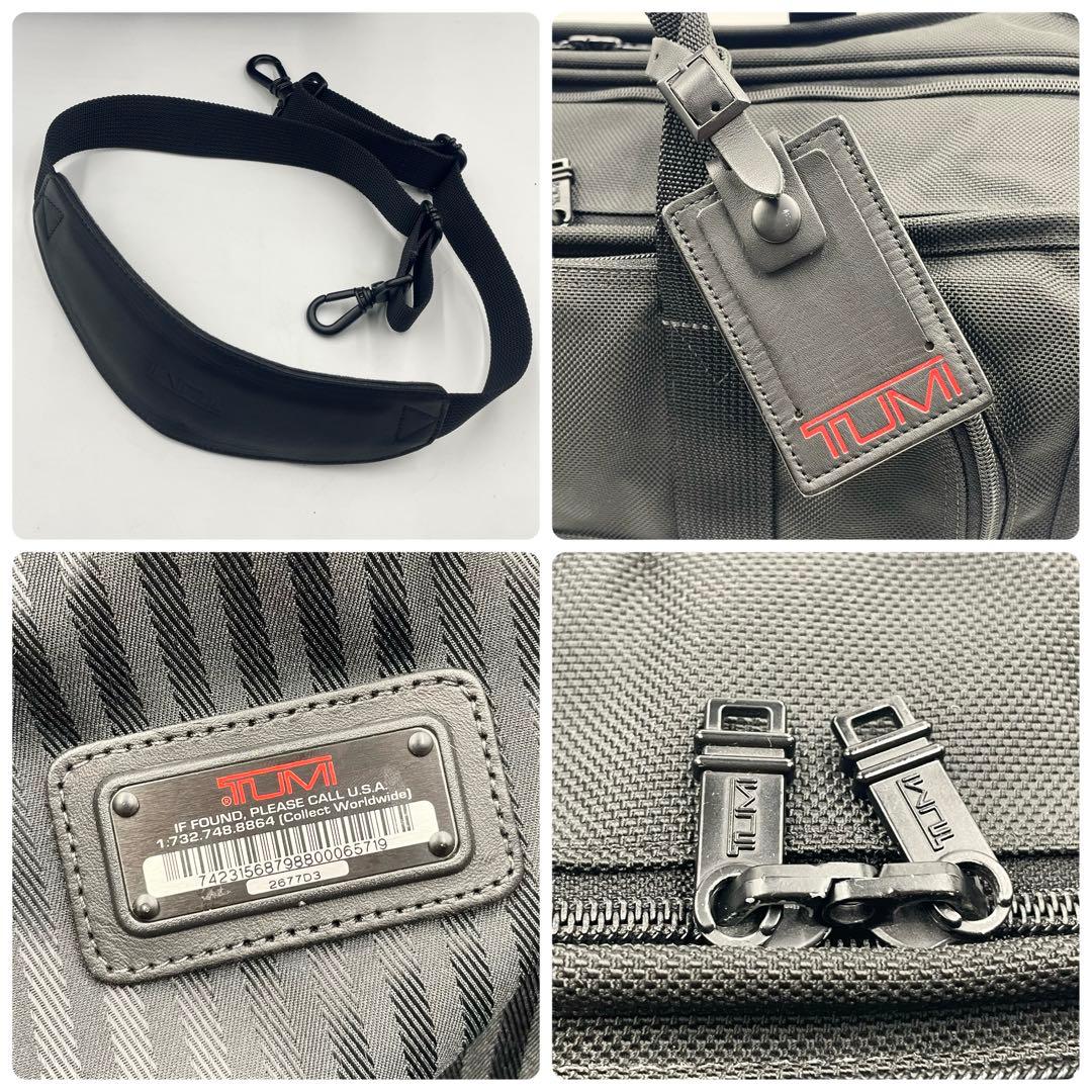 【美品】TUMI ボストンバッグ 2way ゴルフ ビジネス 大容量 ナイロン黒
