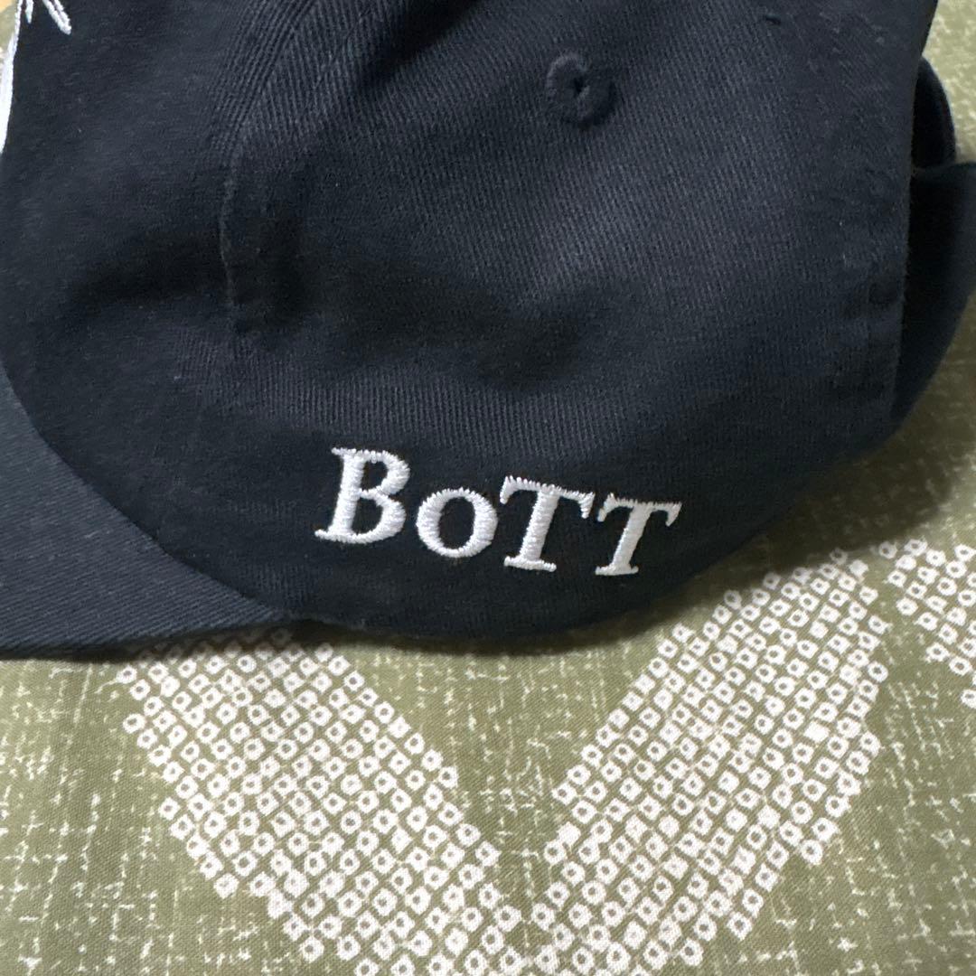 BOTT 刺繍ロゴ 黒キャップ