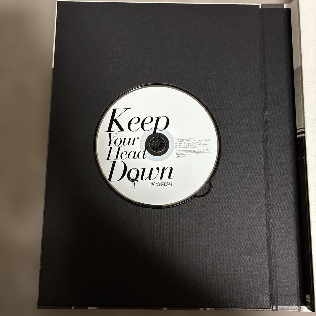 東方神起 Keep Your Head Down CDと約100ページの写真集