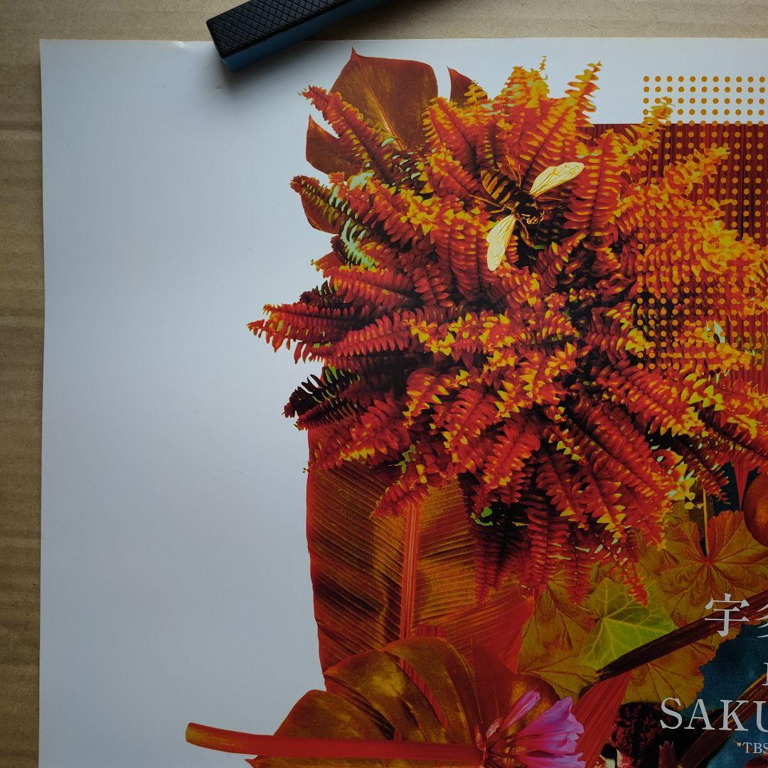 宇多田ヒカル／SAKURAドロップス 店頭告知ポスター シングル 主題歌 レア