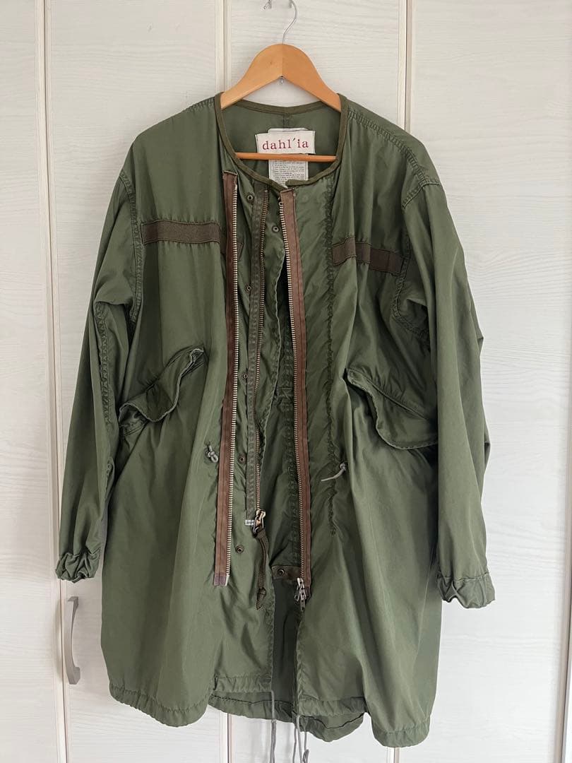 dahl’ia ダリア デッドストック　M65　リメイクモッズコート