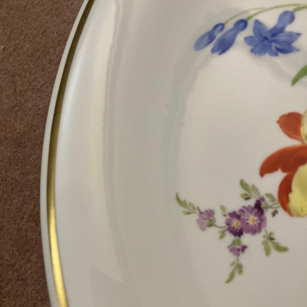Meissen マイセン /※ 1級品 フラワーブーケ　飾り皿 直径31cm