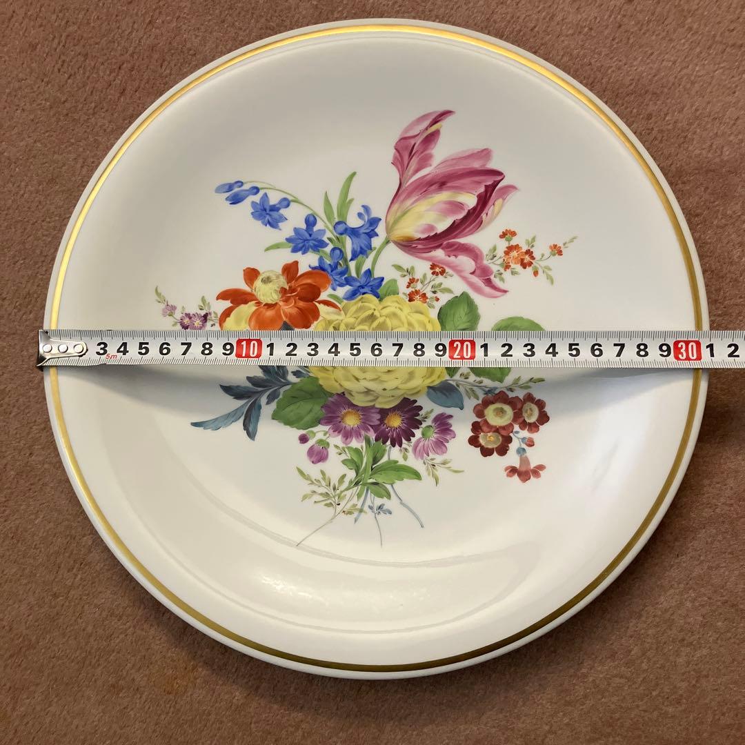 Meissen マイセン /※ 1級品 フラワーブーケ　飾り皿 直径31cm