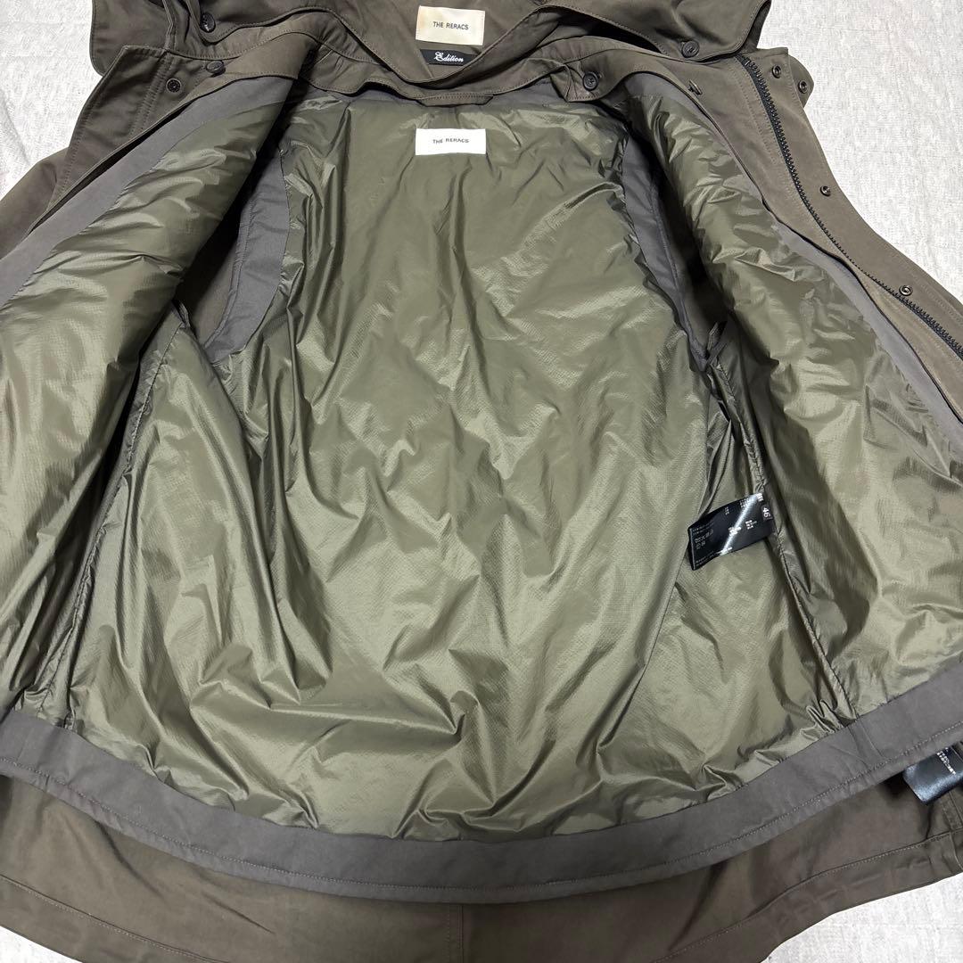 リラクス　エディション別注　ショートモッズコート　21FW オリーブ　ライナー付