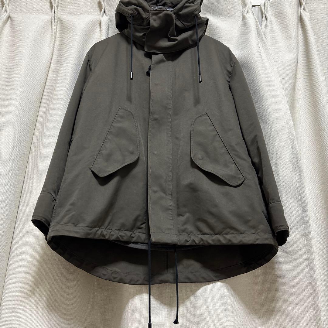リラクス　エディション別注　ショートモッズコート　21FW オリーブ　ライナー付
