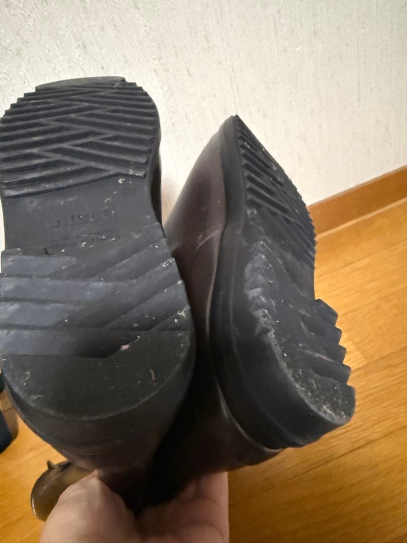 AIGLE ブラウンラバーブーツ