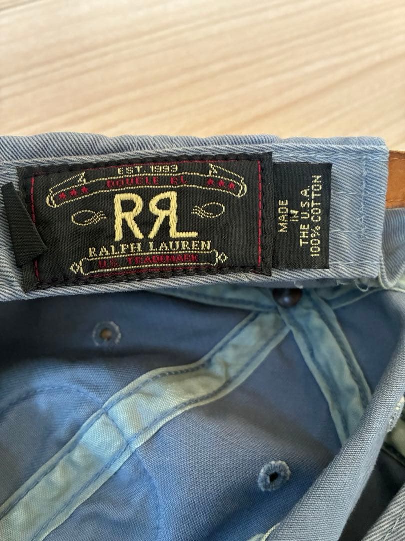 Z*P様 RRL 稀少 初期 90s USA製 三つ星タグ ベースボールキャップ