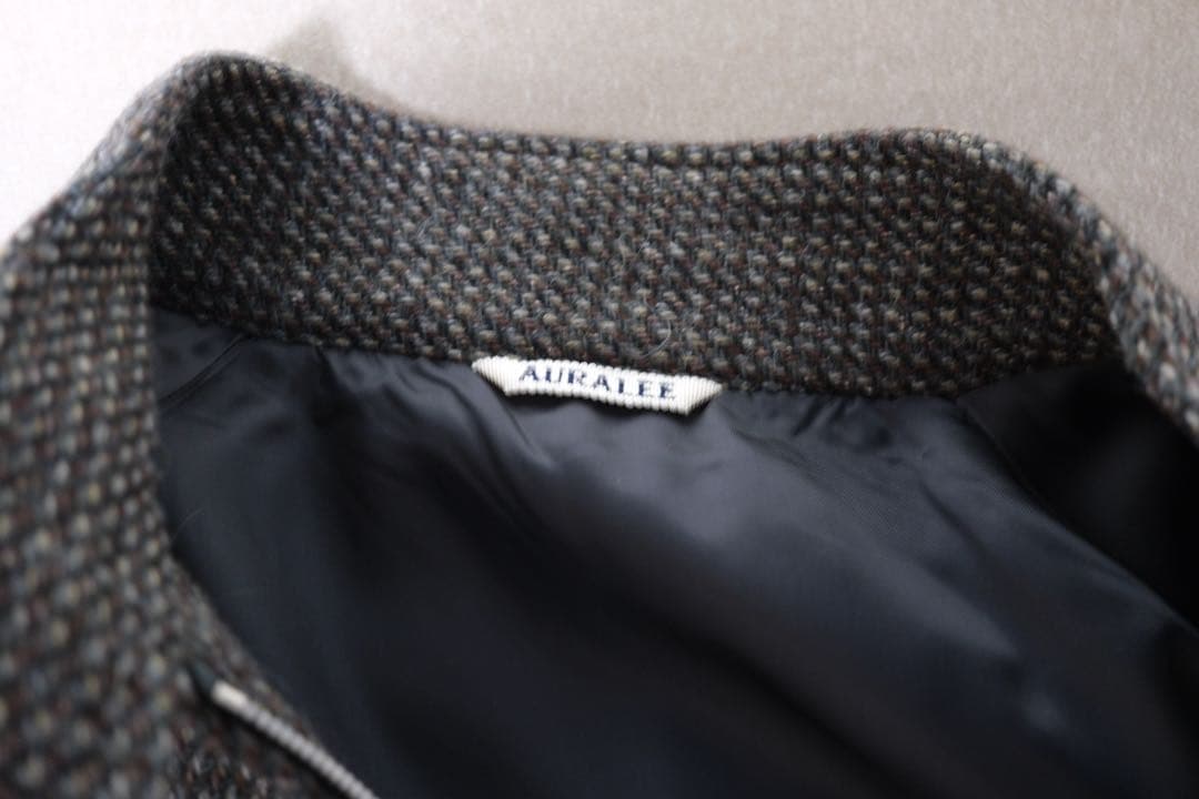 ジャケット・アウター AURALEE ALPACA WOOL SILK TWEED BLOUSON 4