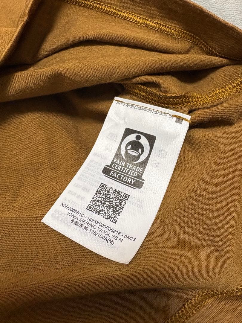 Arc'teryx Ionia Merino Wool ショートスリーブ M