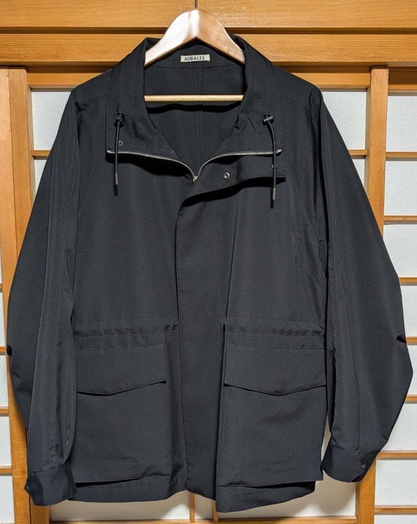 ジャケット・アウター 25SS AURALEE WOOL MAX CANVAS ZIP BLOUSON