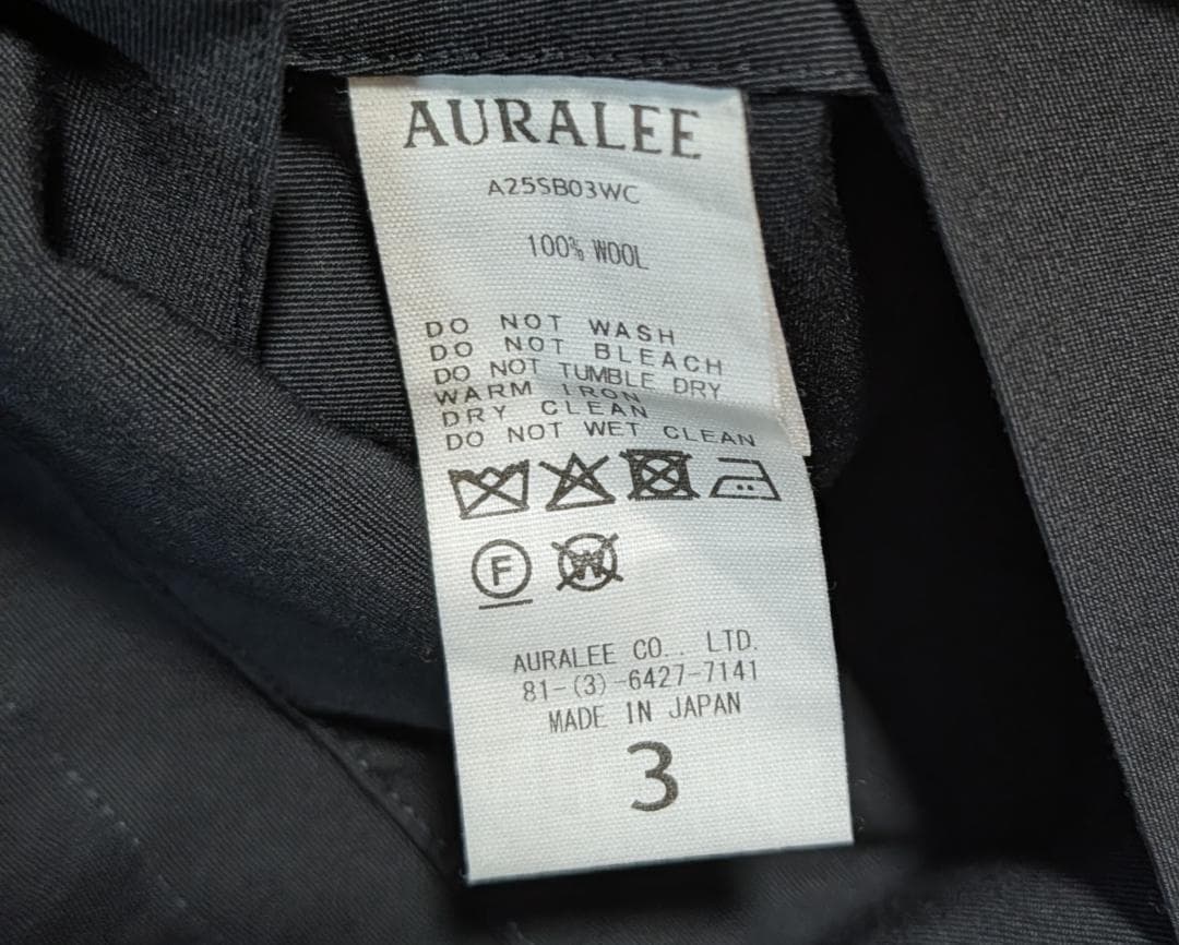 ジャケット・アウター 25SS AURALEE WOOL MAX CANVAS ZIP BLOUSON