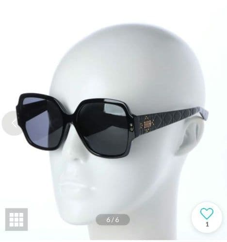 クリスチャンディオール Christian Dior ブラックサングラス