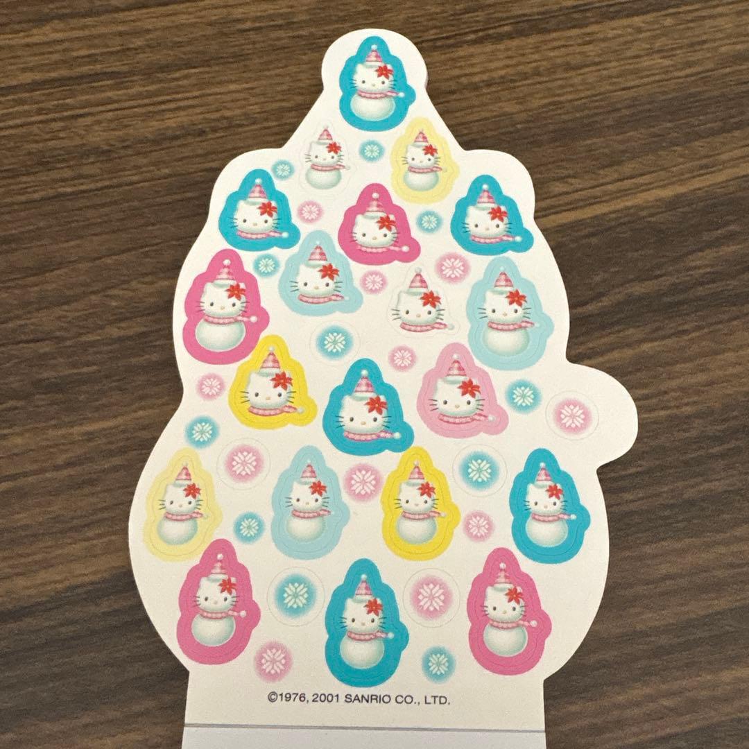 ♡*n様 新品♡サンリオ ハローキティ 雪だるまダイカットメモ