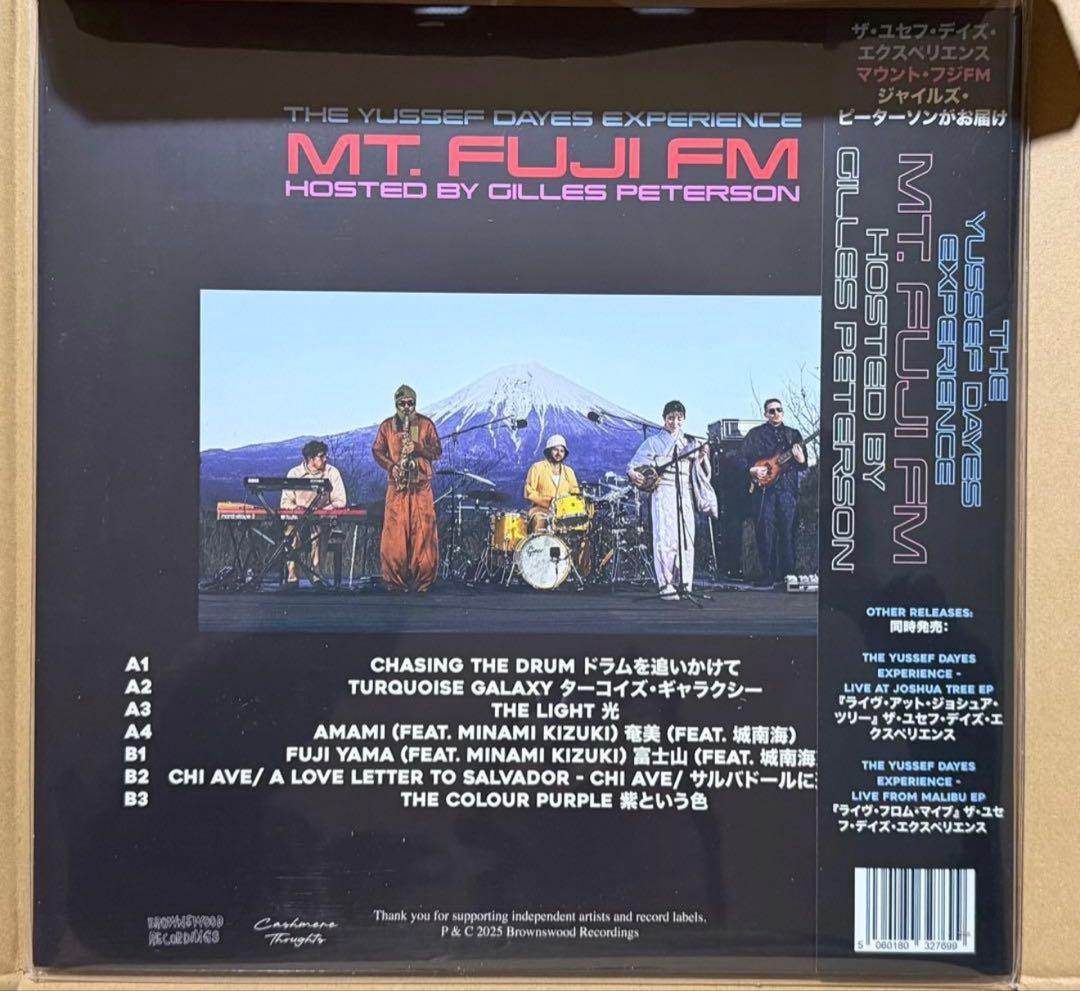YUSSEF DAYES MOUNT FUJI FM 限定LP レコード 新品