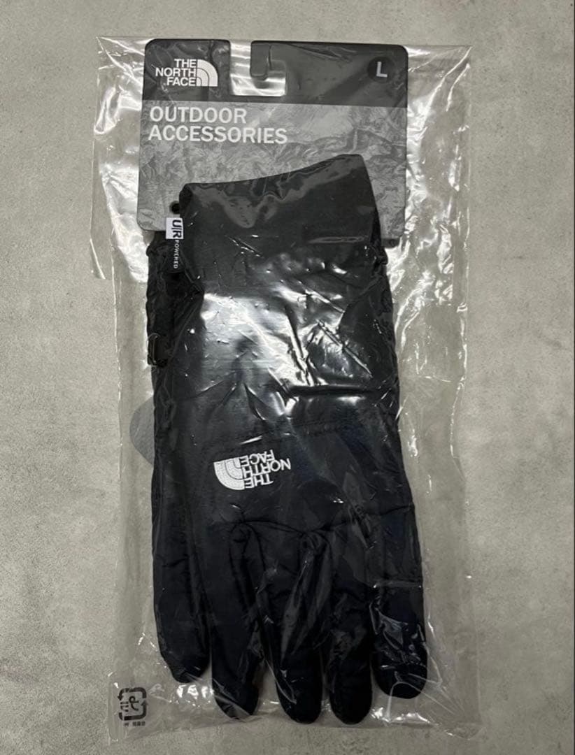 新品未使用 ノースフェイス ヌプシイーチップグローブ 黒 L