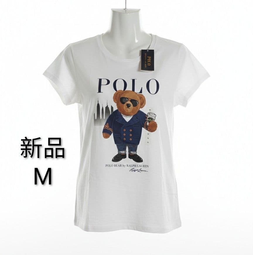 レア☆新品　ポロラルフローレン ポロベア ミレニアルベア 半袖 Tシャツ M　白
