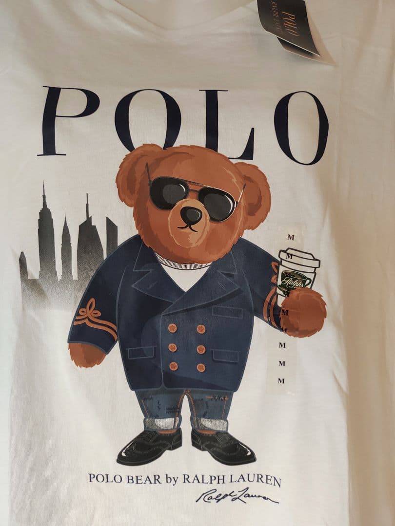 レア☆新品　ポロラルフローレン ポロベア ミレニアルベア 半袖 Tシャツ M　白