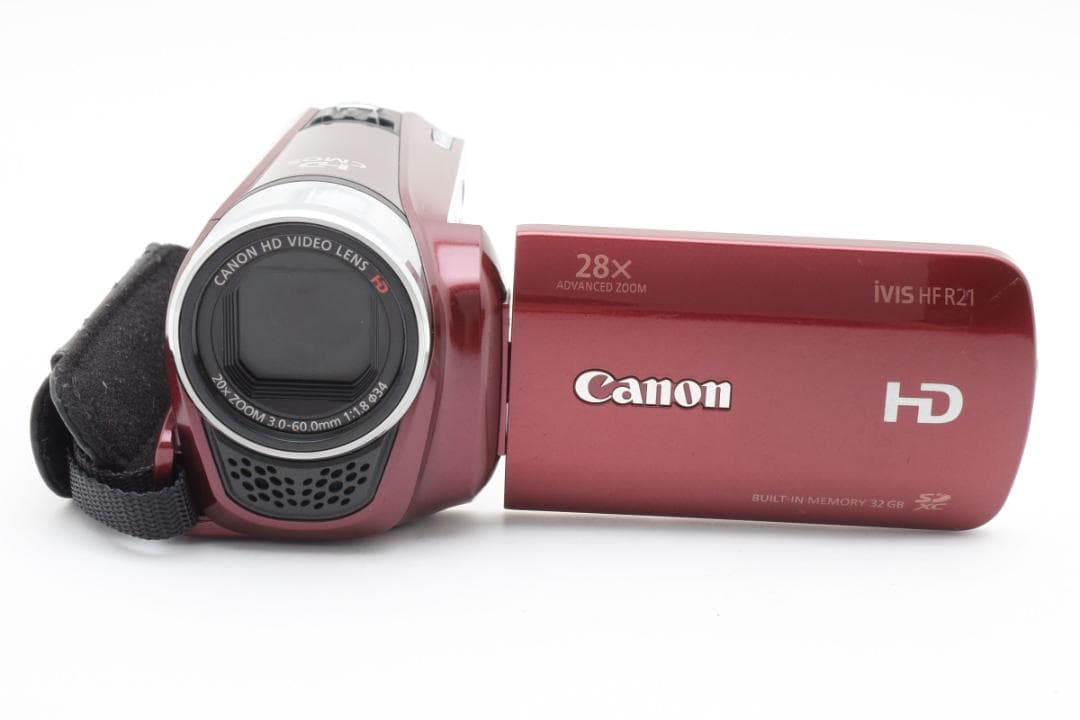 Canon キャノン IVIS HF R21 レッド ビデオカメラ 本体のみ