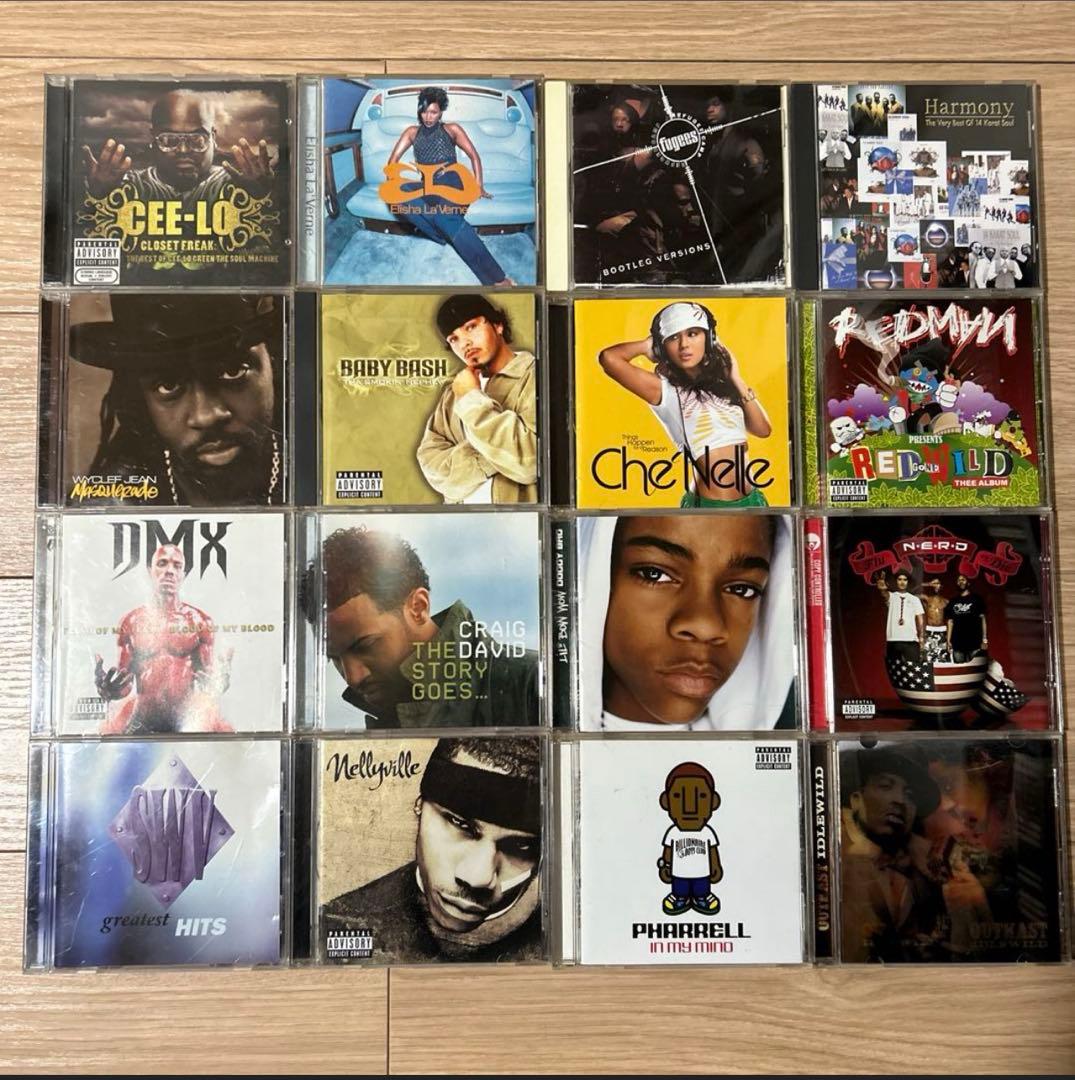 72枚セット Hip Hop/R&B 90s〜00s中心 CDまとめ売り