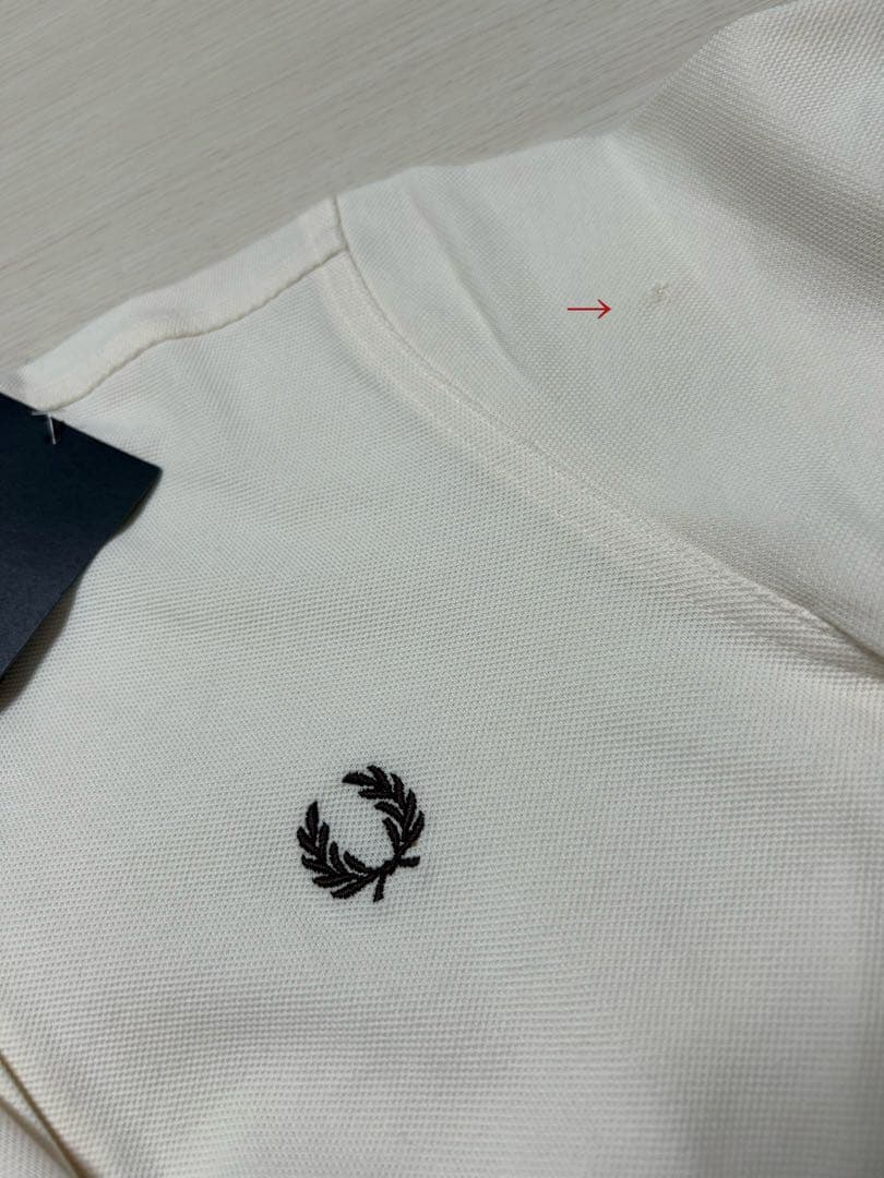 未使用Ray BEAMS 【別注】FRED PERRY ポロシャツ難あり