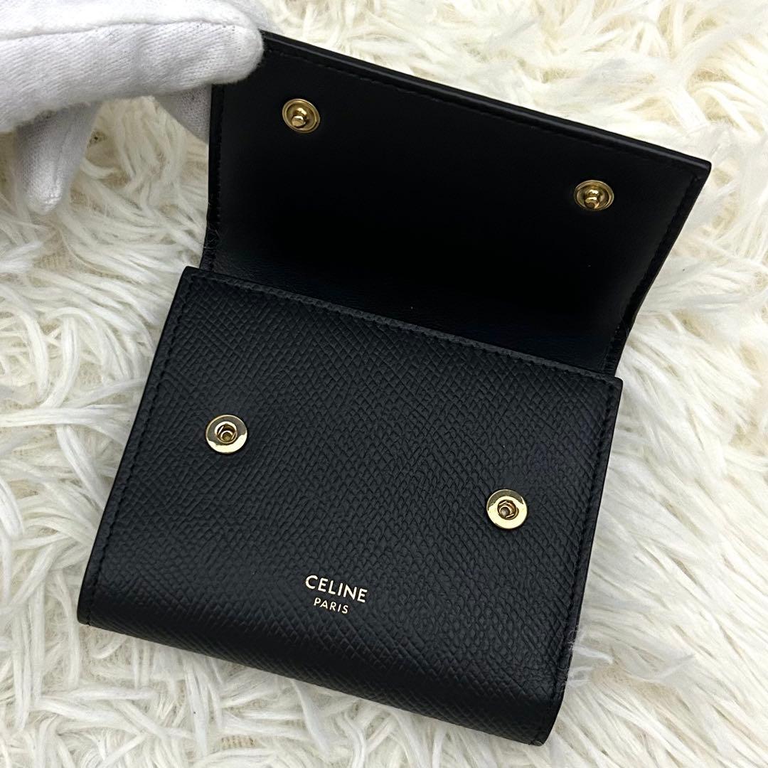 【極美品】CELINE スモールトリフォールドウォレット 三つ折り財布