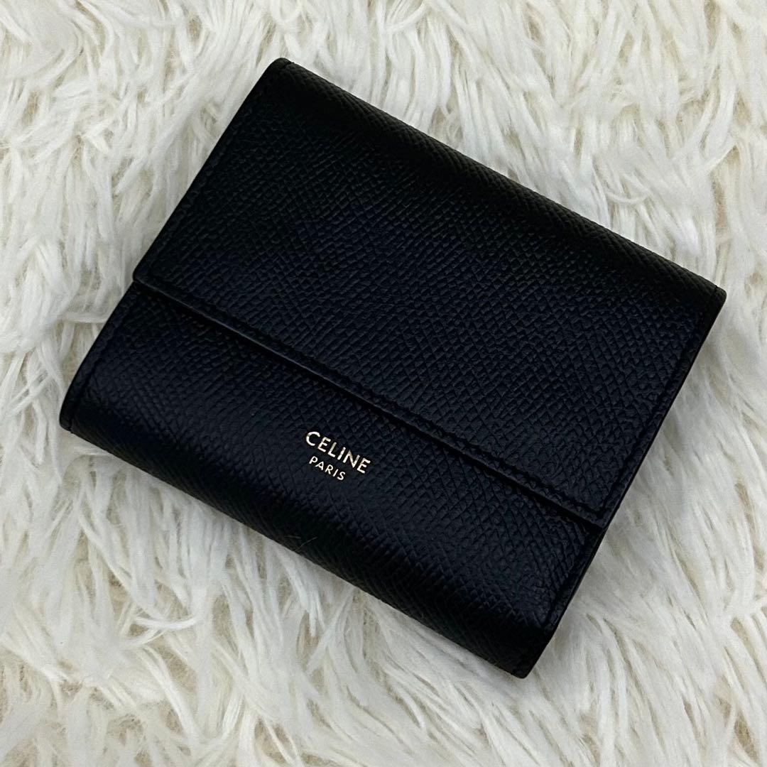 【極美品】CELINE スモールトリフォールドウォレット 三つ折り財布