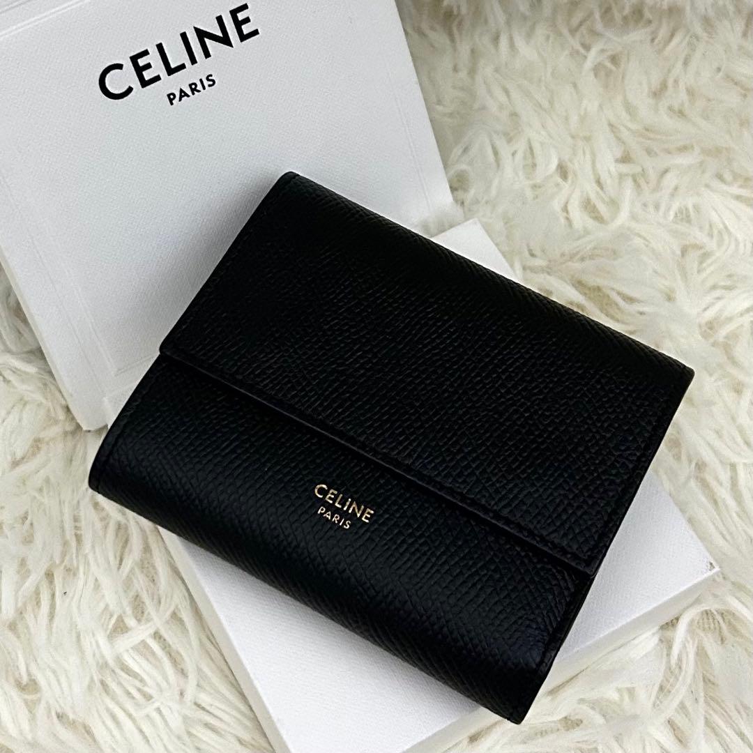 【極美品】CELINE スモールトリフォールドウォレット 三つ折り財布